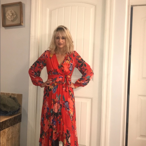 Anthropologie Boswell wrap dress size 0 - Picture 3 of 5